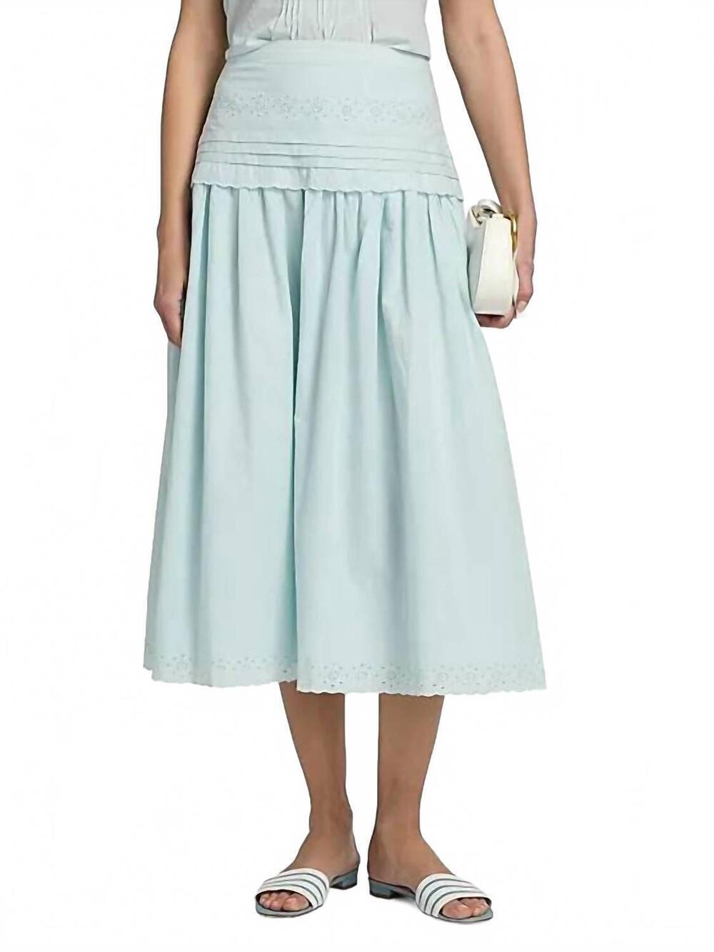 NEW CIAO LUCIA irati midi skirt in baby blue